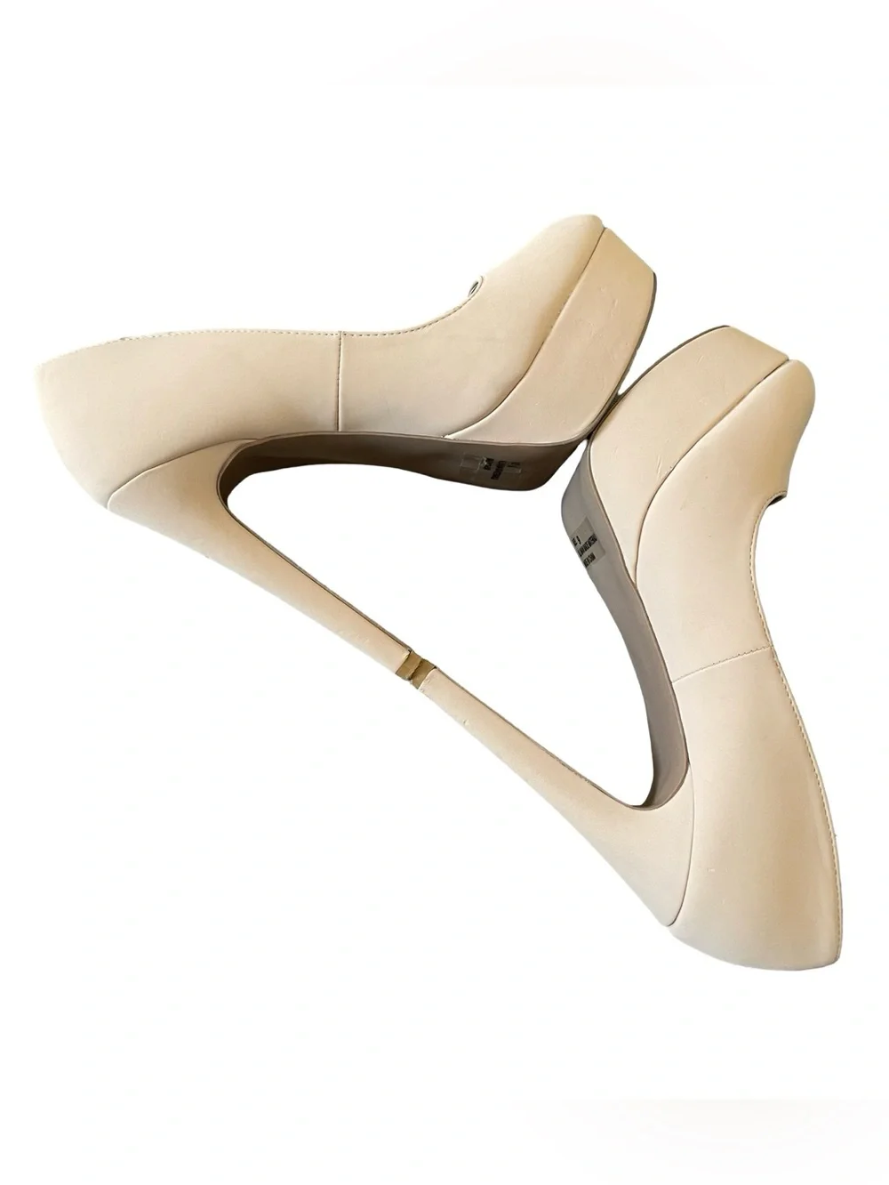 Charlotte Russe Cream Platform Pumps Size 9